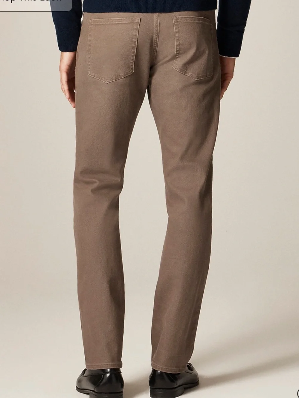 J crew balsam bark 770™ Straight-fit Bergen five-pocket pant